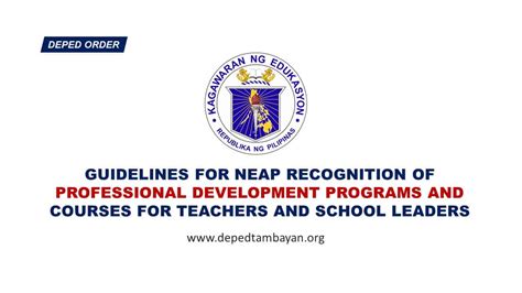 neap marikina|Professional Development: All courses .